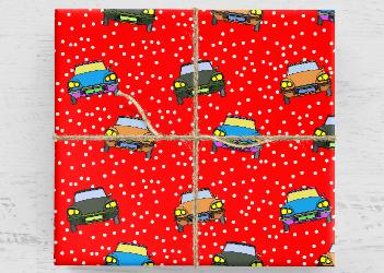 giftwrapChristmasredwithDS